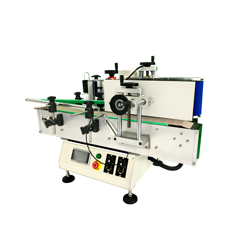 全自動臺式圓瓶搓滾貼標機